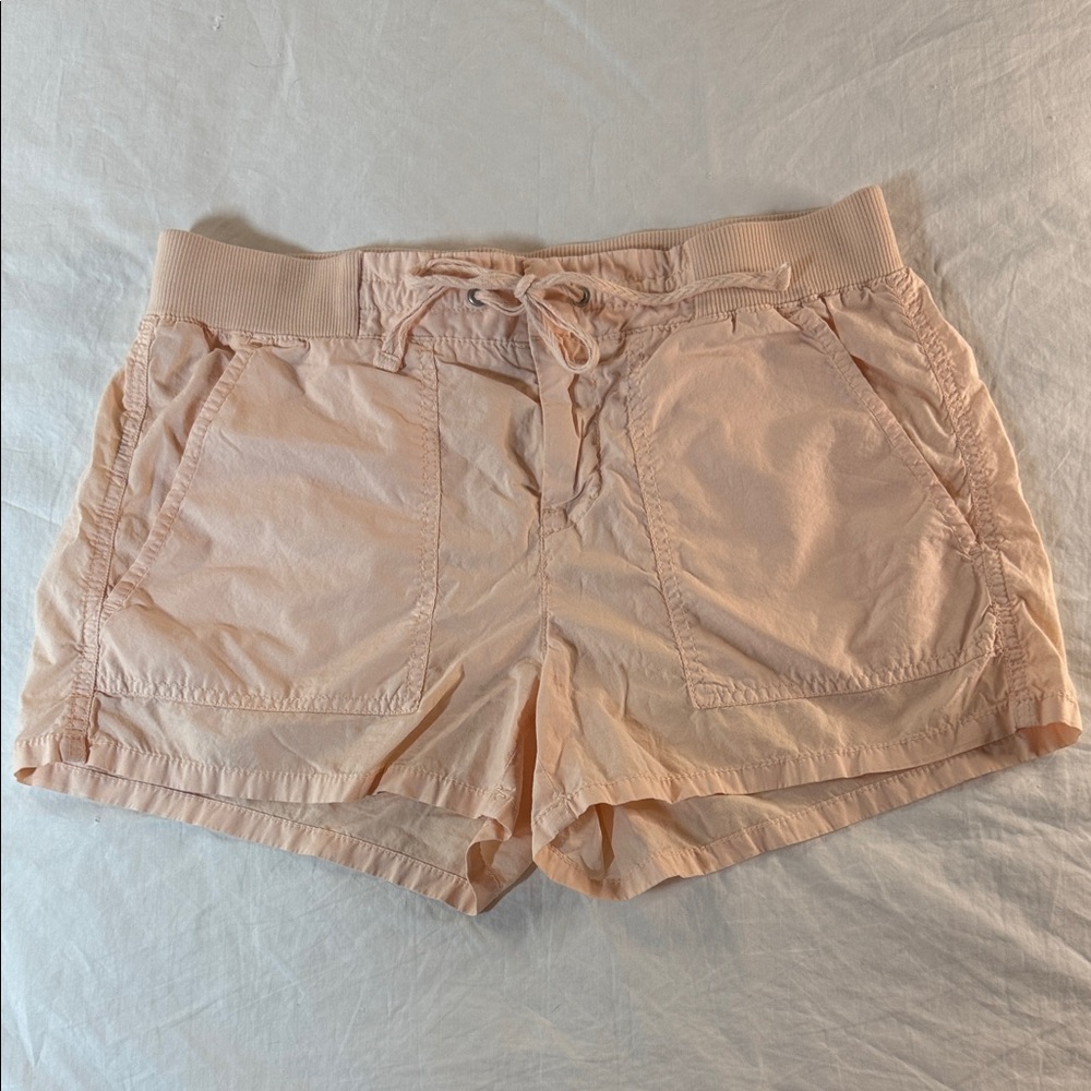 Lou & Grey Soft Blush Cargo Shorts Size XS